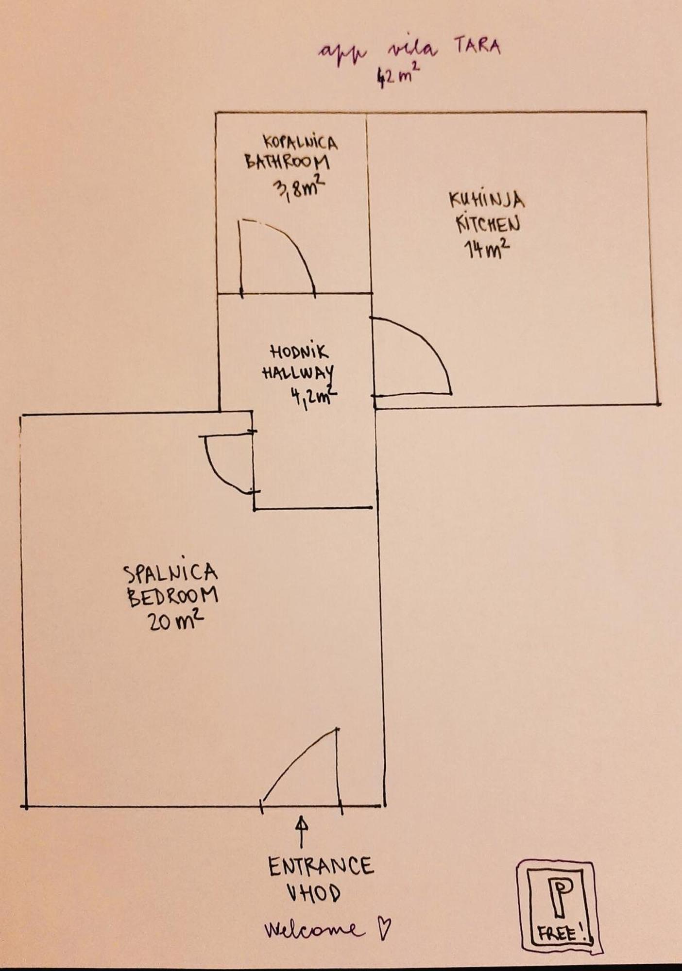 Apartma Vila Tara Prebold Ngoại thất bức ảnh